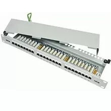 Patch panel 24 port CAT.5e Fully shielded Dintek (1402-03012)