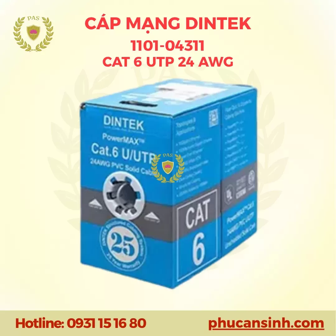 Cáp mạng Dintek CAT6 UTP (1101-04311)