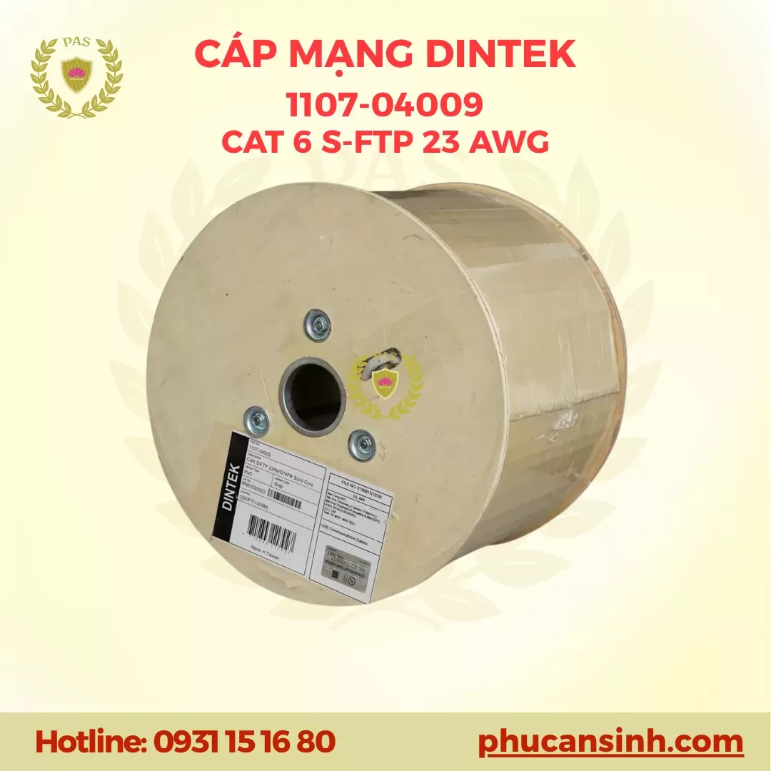 Cáp mạng CAT6 S/FTP 23AWG DINTEK 1107-04009