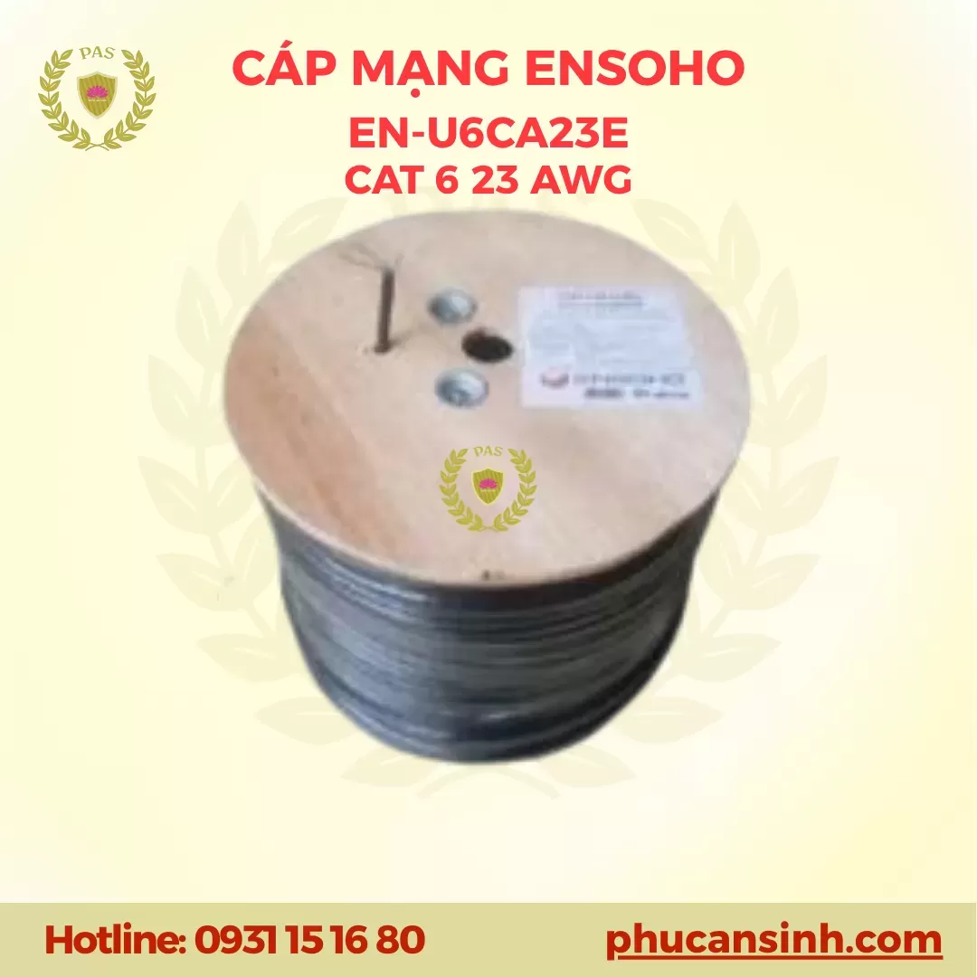 Cáp mạng Ensoho CAT6 UTP 23AWG 4 PAIR EN-U6CA23E 