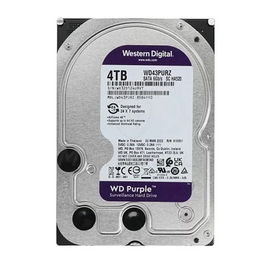 Ổ cứng chuyên dụng 4TB Western Purple WD43PURZ
