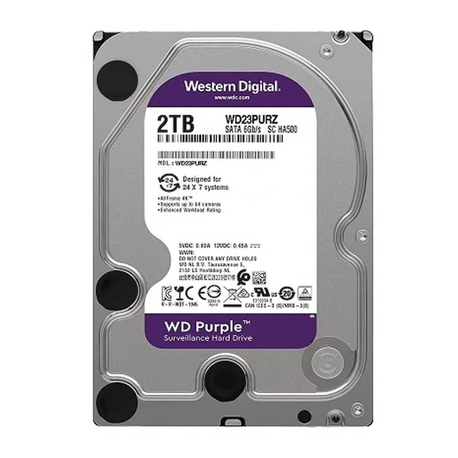 Ổ cứng chuyên dụng 2TB Western Purple WD23PURZ