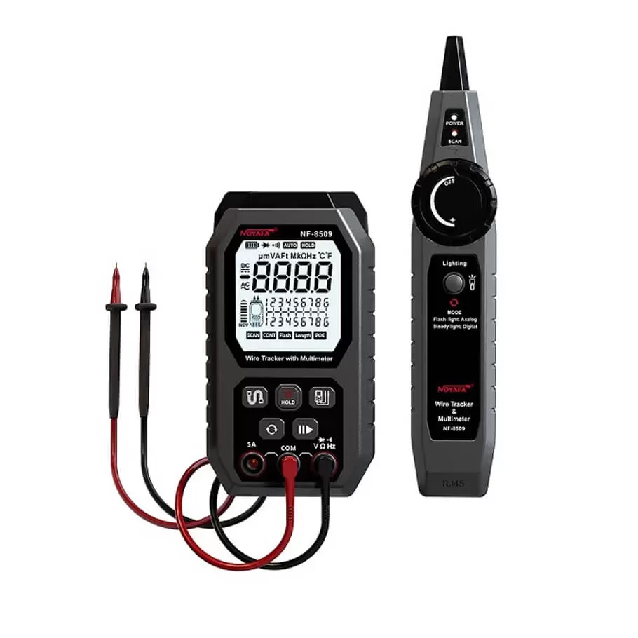 Máy test cáp mạng và đồng hồ vạn năng NOYAFA NF-8509