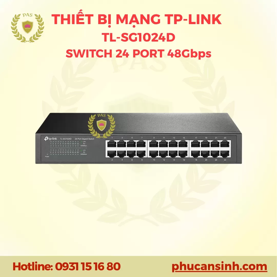 24-Port Gigabit Switch TP-LINK TL-SG1024D
