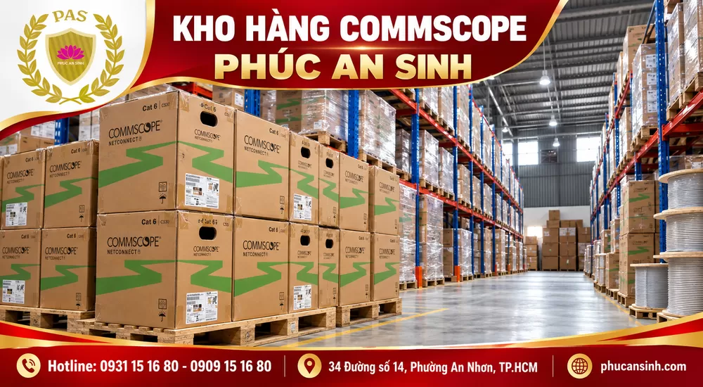 Báo Giá Cáp Mạng CommScope Cat6 Theo Quy Cách Và Mã Hàng