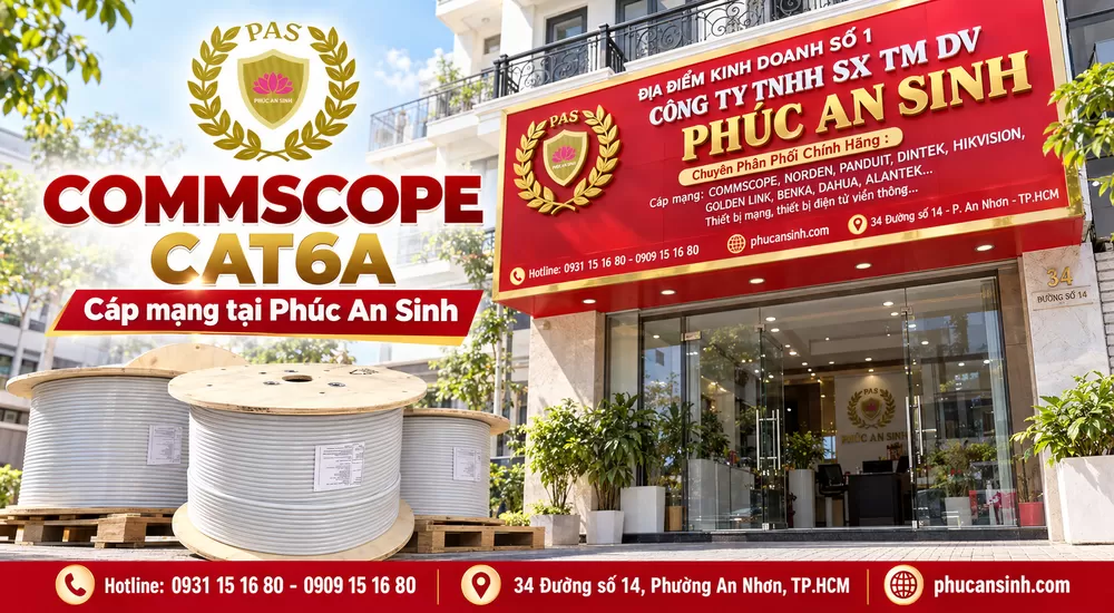 Cáp Mạng CommScope Cuộn 305m: Quy Cách, Phân Loại Và Báo Giá