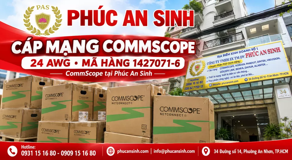 Dây Cáp Mạng CommScope Có Tốt Không? Đánh Giá Chi Tiết