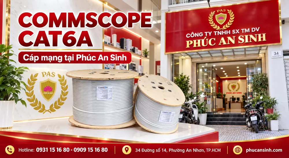 Cáp Mạng CommScope Cat6A: Thông Số Kỹ Thuật Và Giá Bán