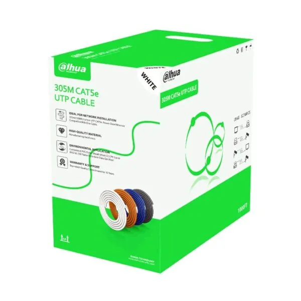 Cáp mạng UTP CAT.5E lõi hợp kim 305m DAHUA DH-PFM922I-5EUN-C