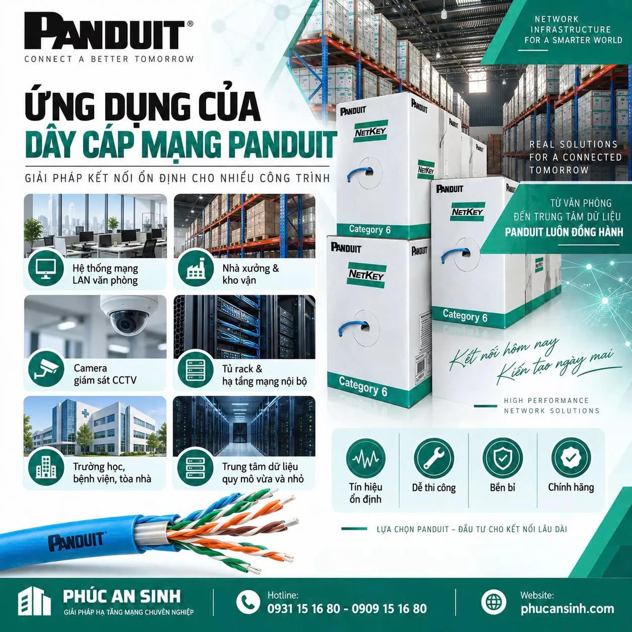 Cáp Mạng Tại Gò Vấp Với Phúc An Sinh – Địa Chỉ Cung Cấp Uy Tín