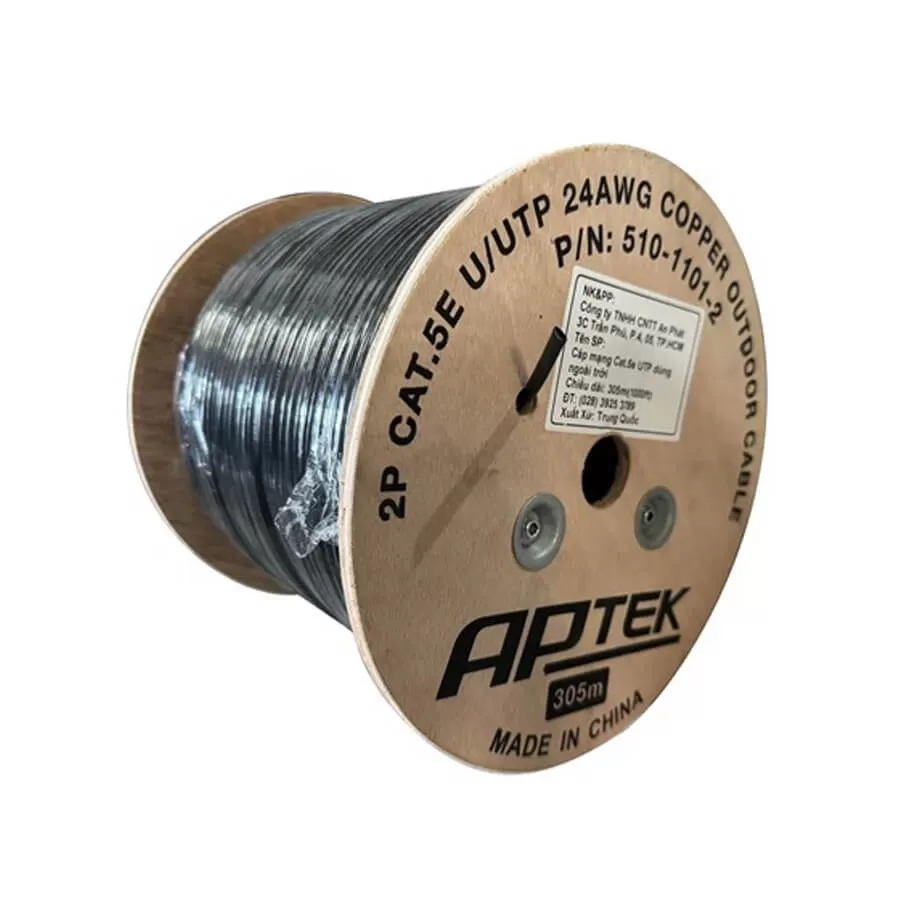 APTEK Cat.5e UTP Copper Outdoor 24AWG 2P (510-1101-2)