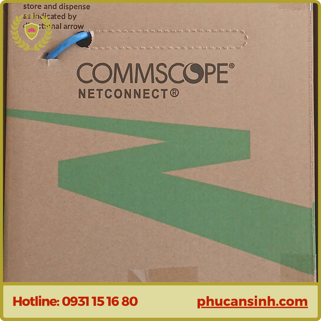 Cáp mạng COMMSCOPE CAT6 UTP 23AWG 1427254-6 305M Chính Hãng