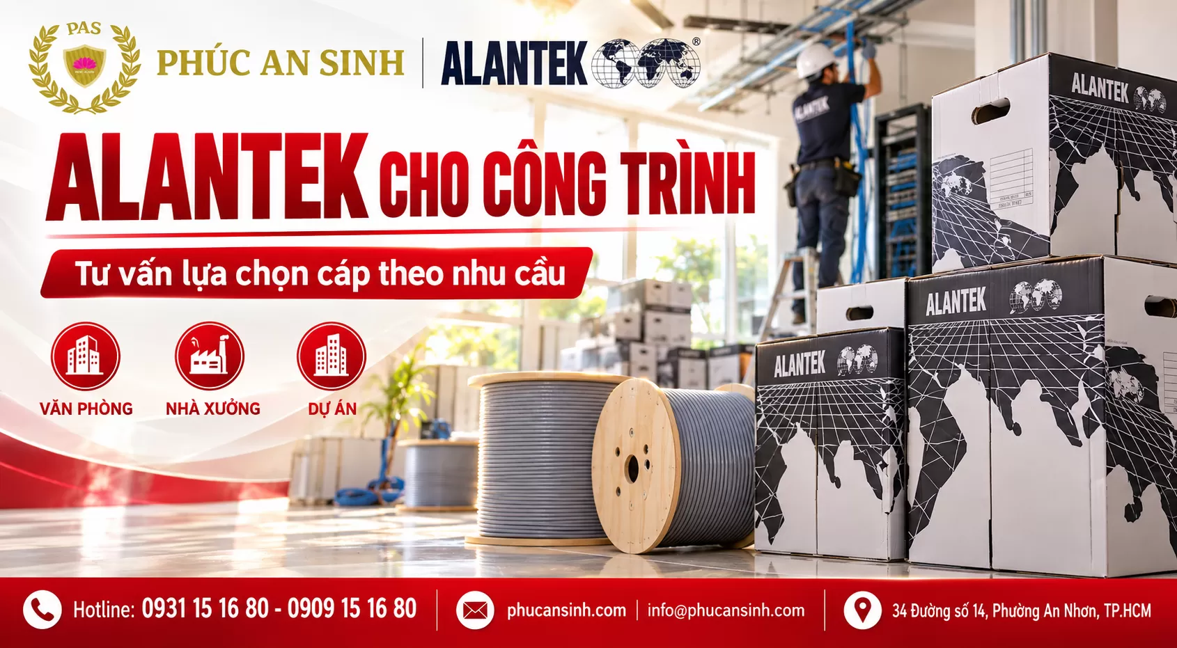 Cách Chọn Cáp Mạng Alantek Cho Văn Phòng, Công Ty & Tòa Nhà