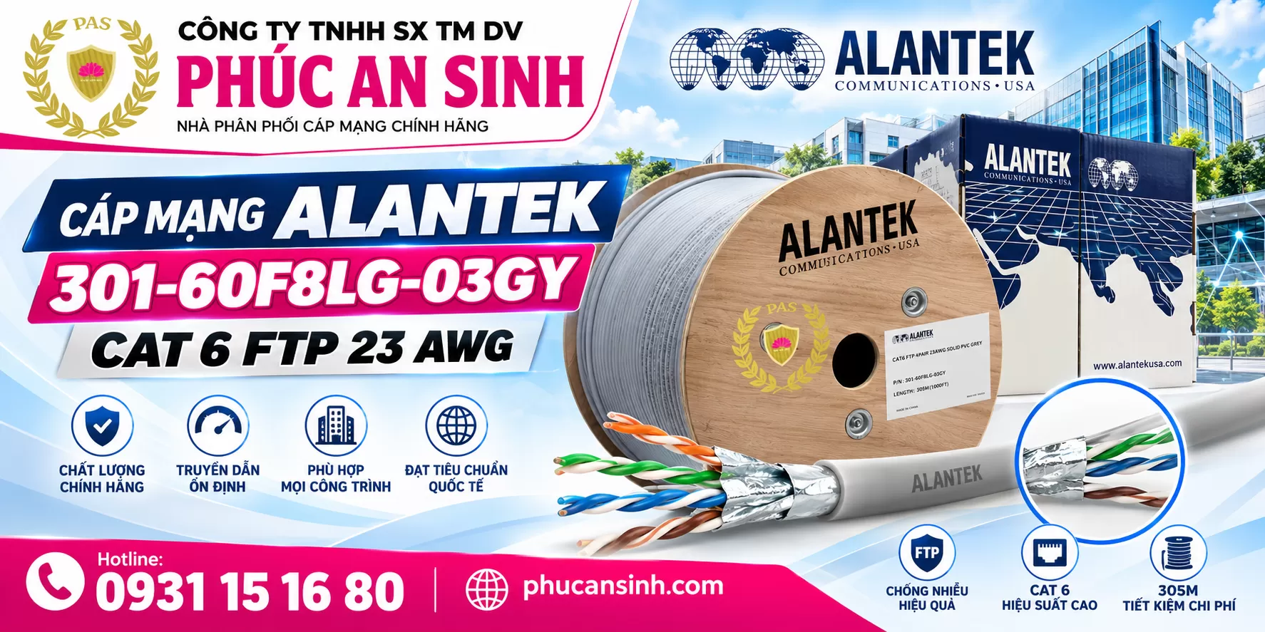 So Sánh Cáp Alantek Cat6 Và Cat6A: Chọn Loại Nào Cho Công Trình?