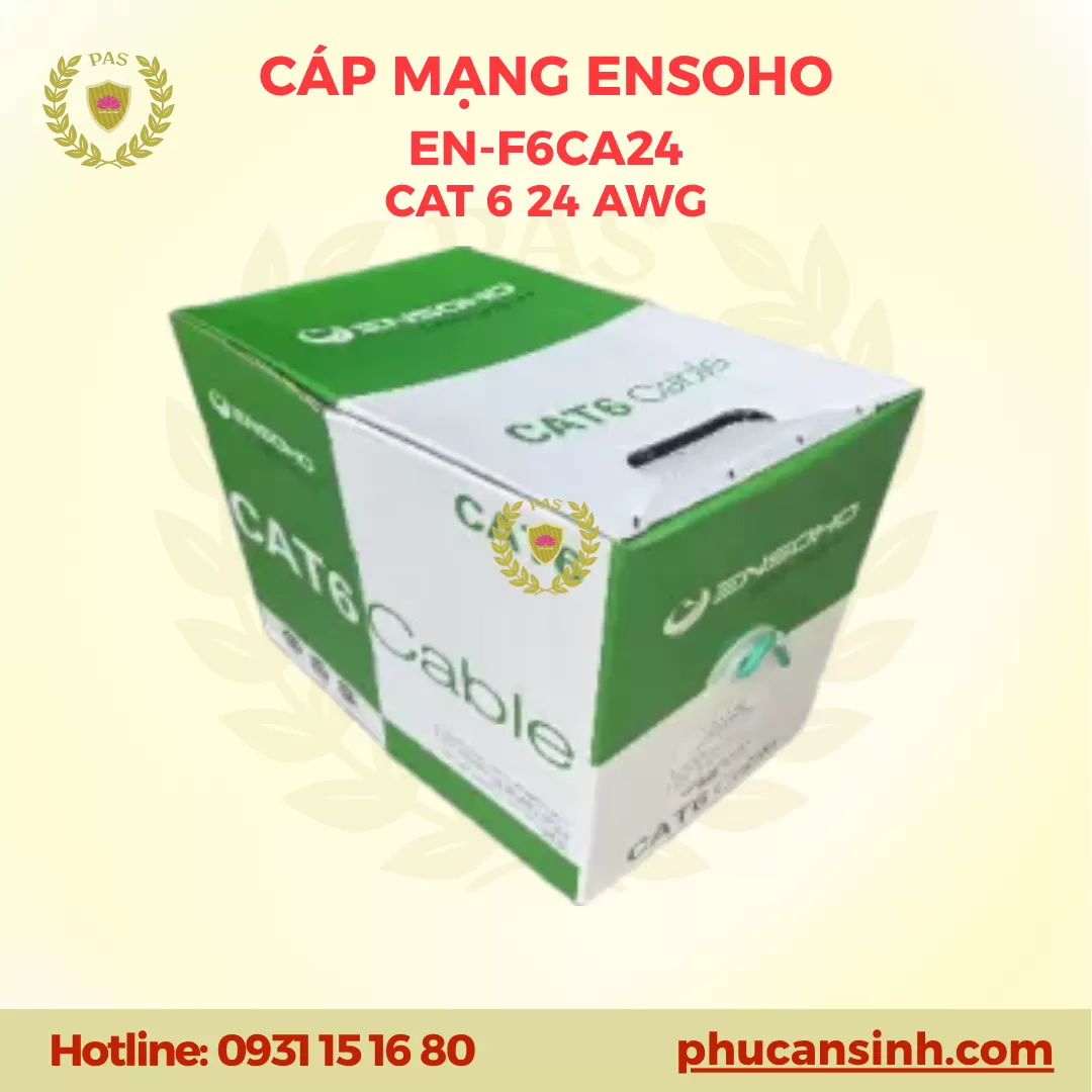 Cáp mạng CAT6 FTP 24AWG ENSOHO EN-F6CA24