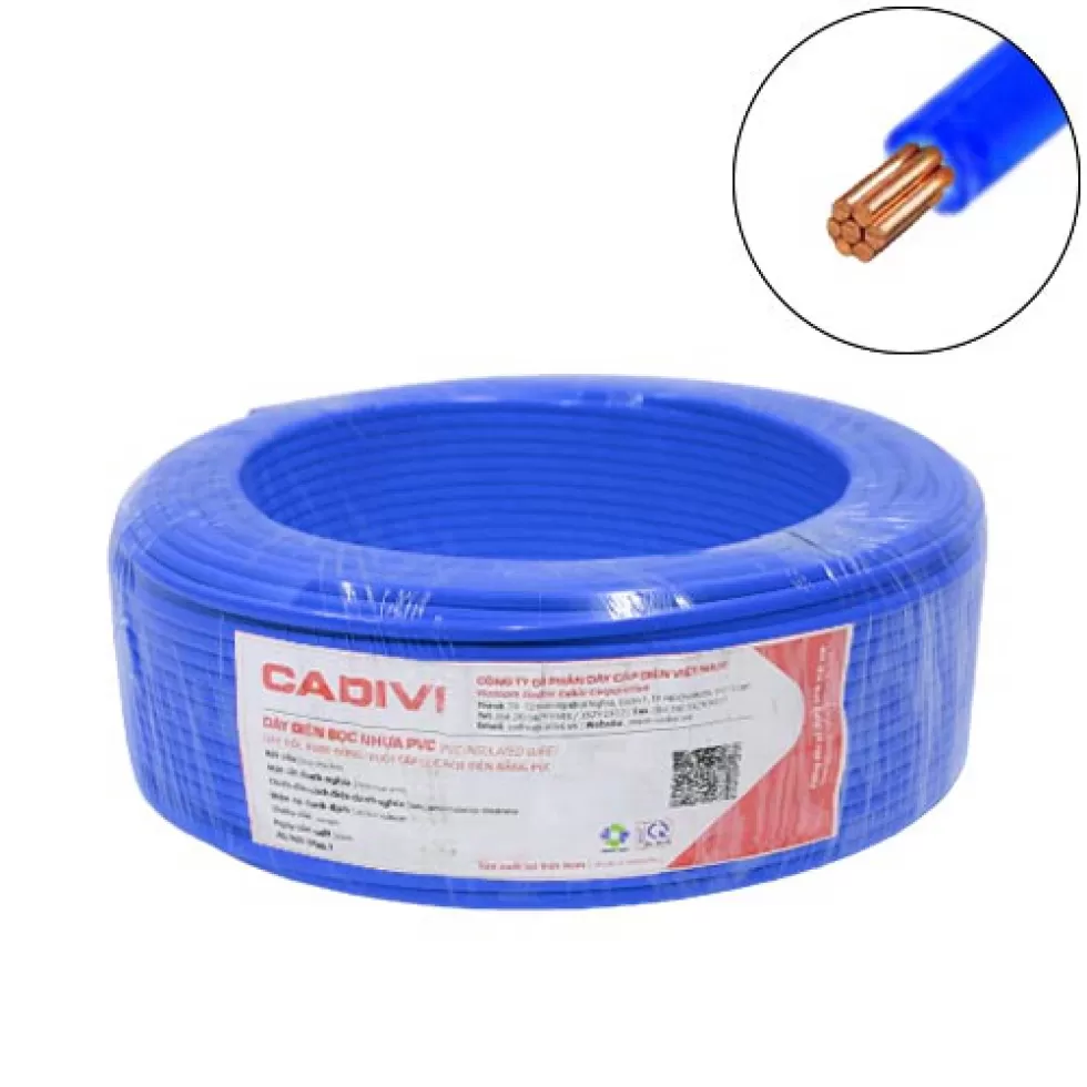 Dây điện Cadivi CV 8.0 - 0,6/1kV