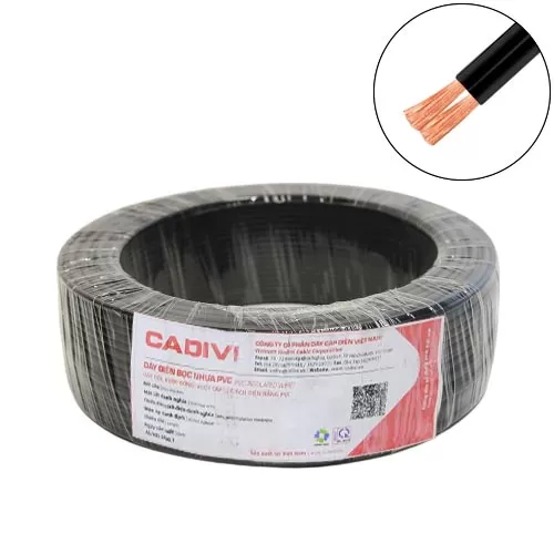 Dây điện Cadivi VCmd 2x2.5 - 0,6/1kV