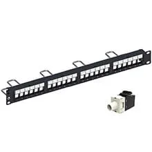 Patch panel 24P CommScope Cat6 (760237040/9-1375055-2)