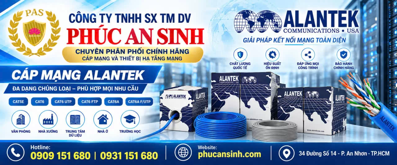 Cách Nhận Biết Cáp Mạng Alantek Chính Hãng Khi Mua