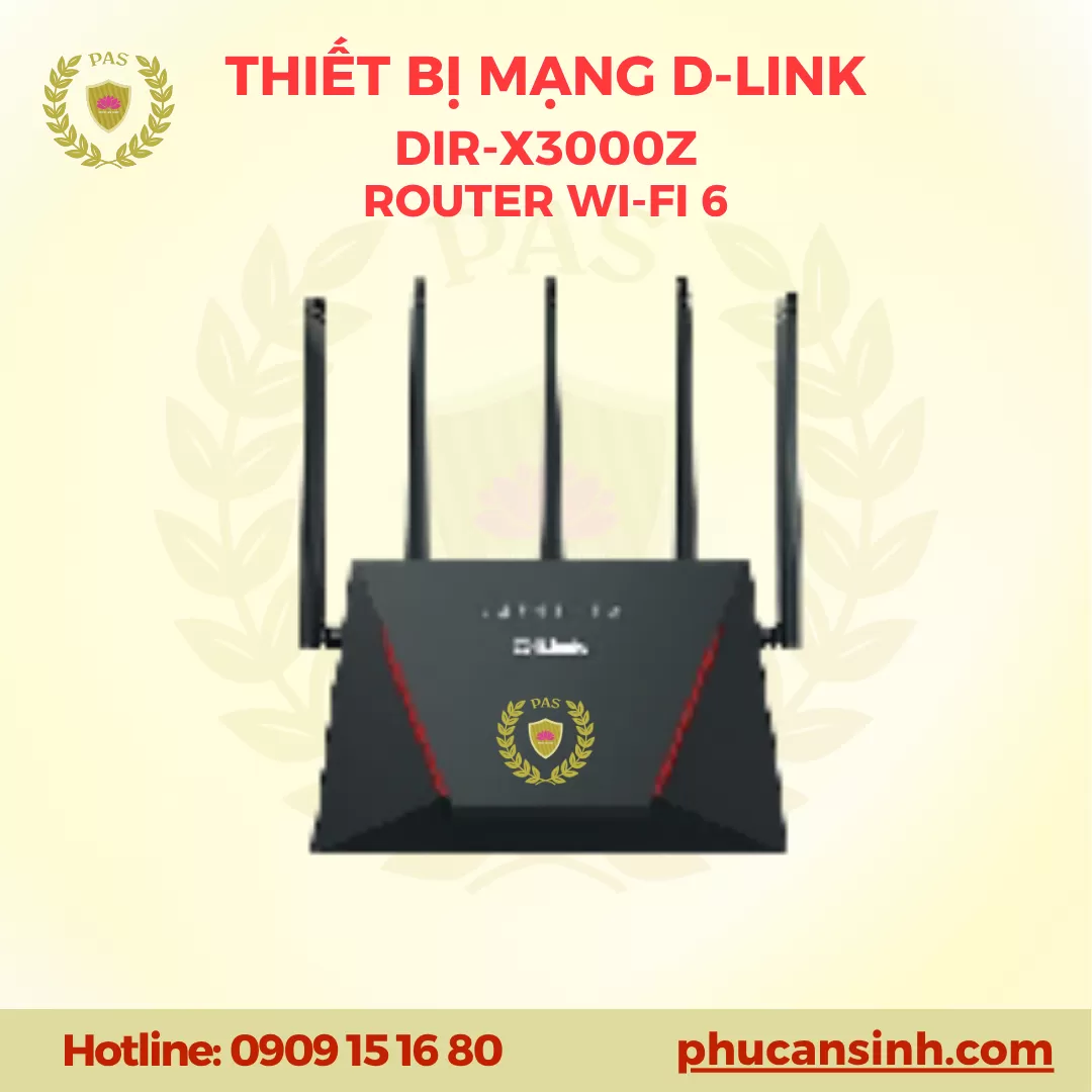 Router Wi-fi 6 AX3000 dual-band D-Link DIR-X3000Z