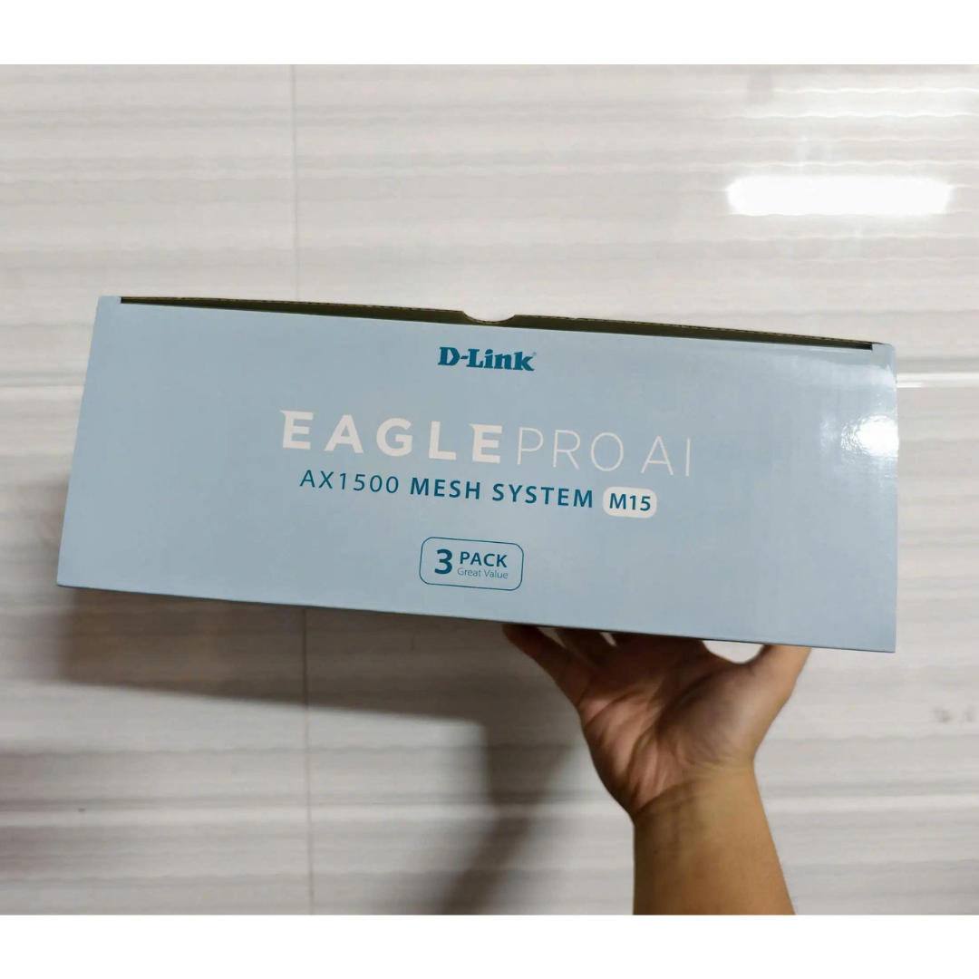 D-Link EAGLE PRO AI M15-3 AX1500 (bộ 3 thiết bị - 3 Pack)