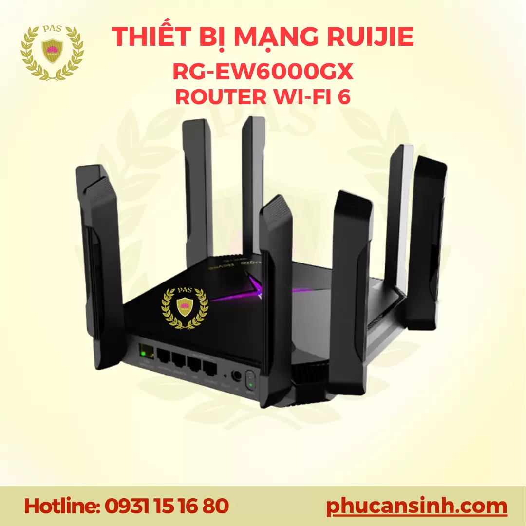 Bộ định tuyến Wi-Fi 6 Mesh RG-EW6000GX