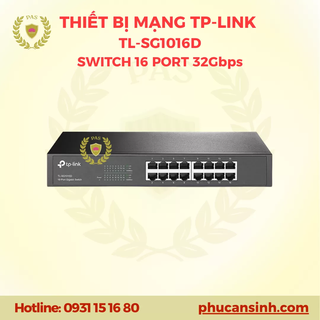 16-Port Gigabit Switch TP-LINK TL-SG1016D