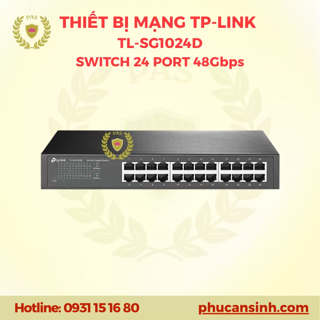 24-Port Gigabit Switch TP-LINK TL-SG1024D