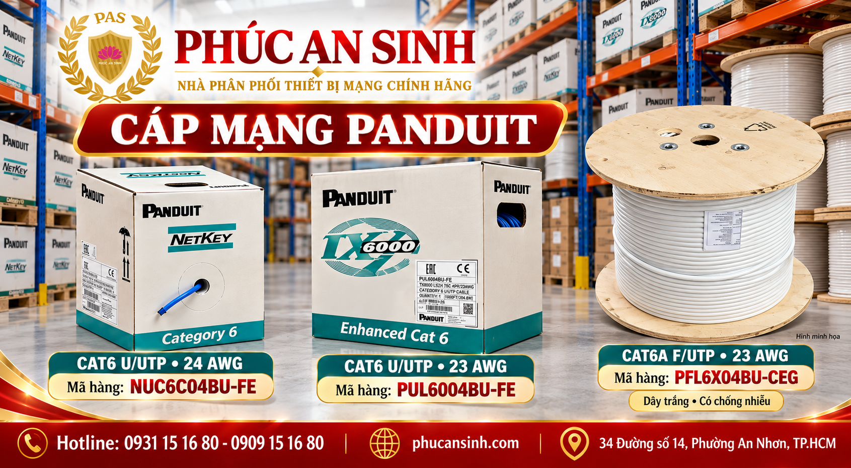 Cáp Panduit chính hãng