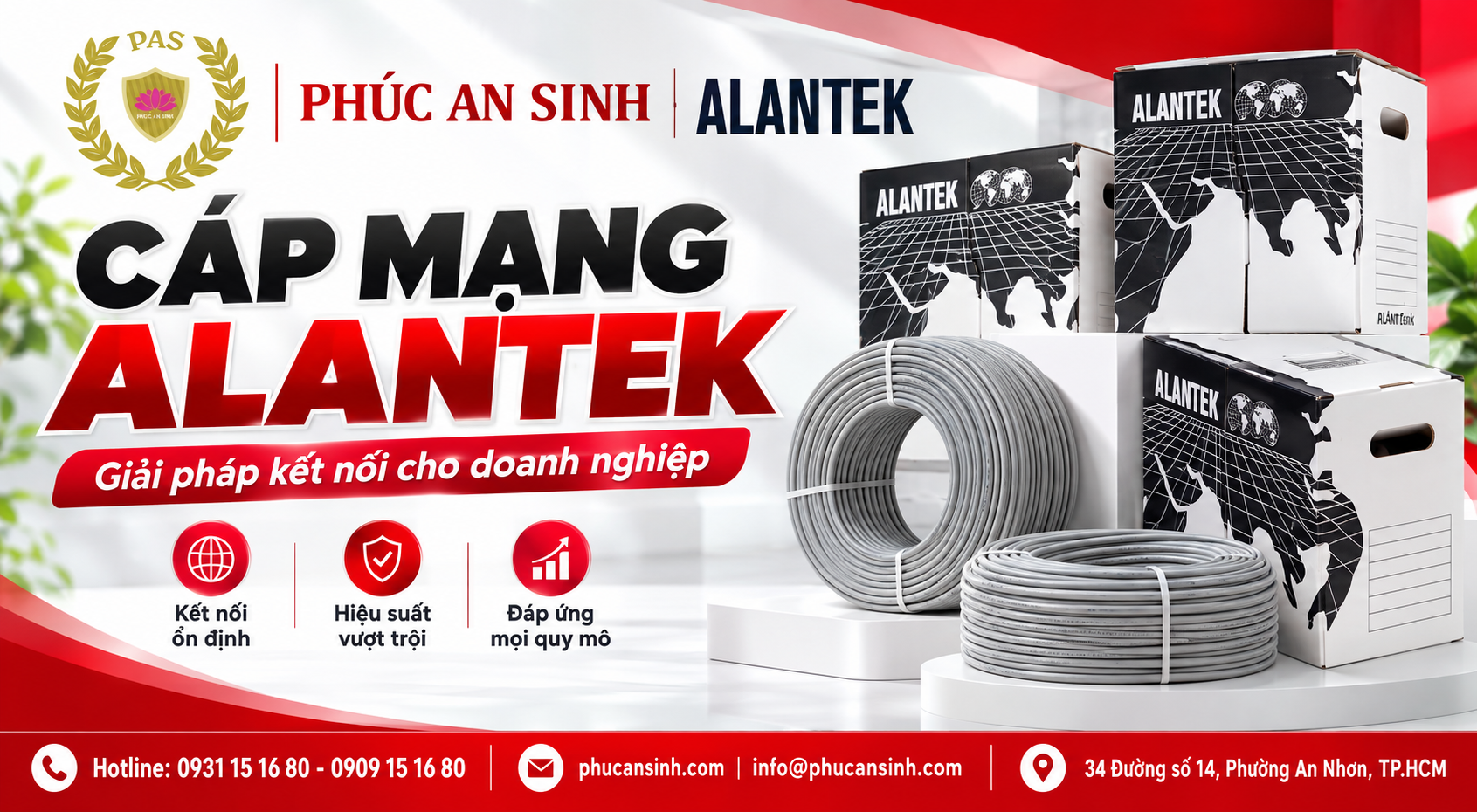 Cáp Alantek Cat6 UTP 305m