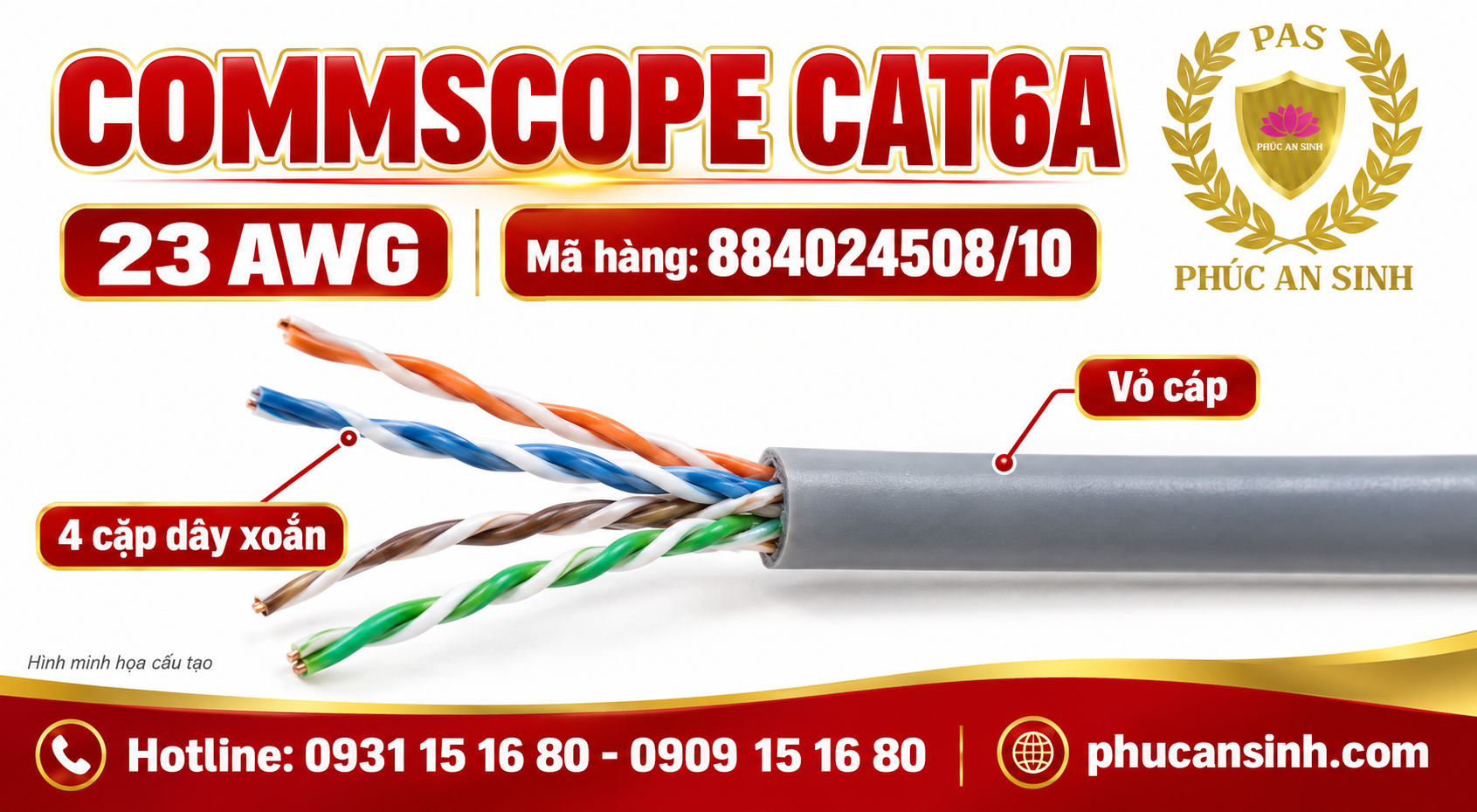 Sợi Commscope 6A