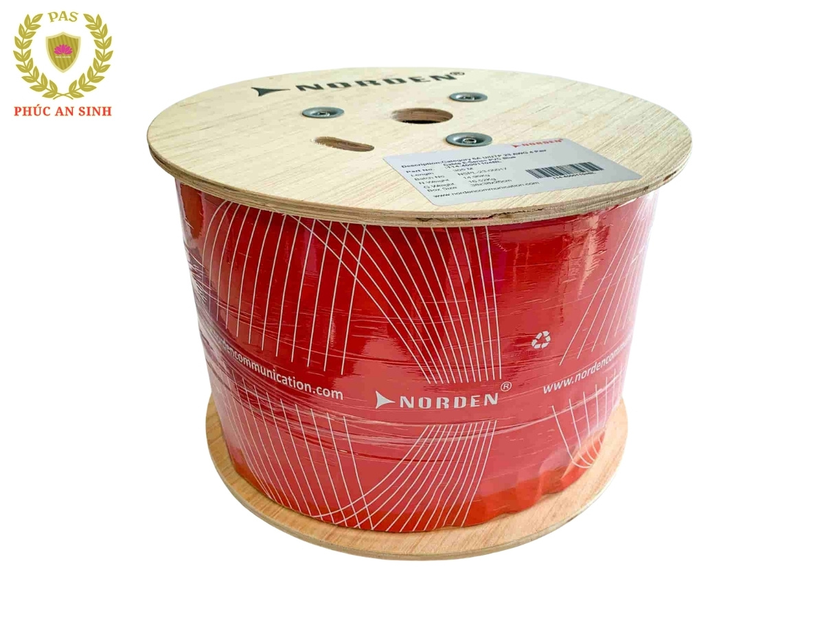 Thông số kỹ thuật Cáp mạng CAT6A UTP 23 AWG Norden 114-40001104BL
