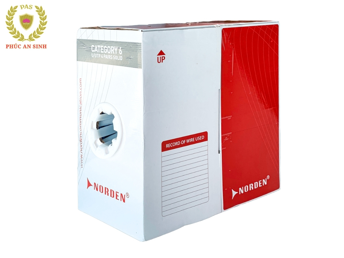 Thông số kỹ thuật Cáp mạng máy vi tính CAT6 F/UTP 23 AWG NORDEN 113-40001204BL