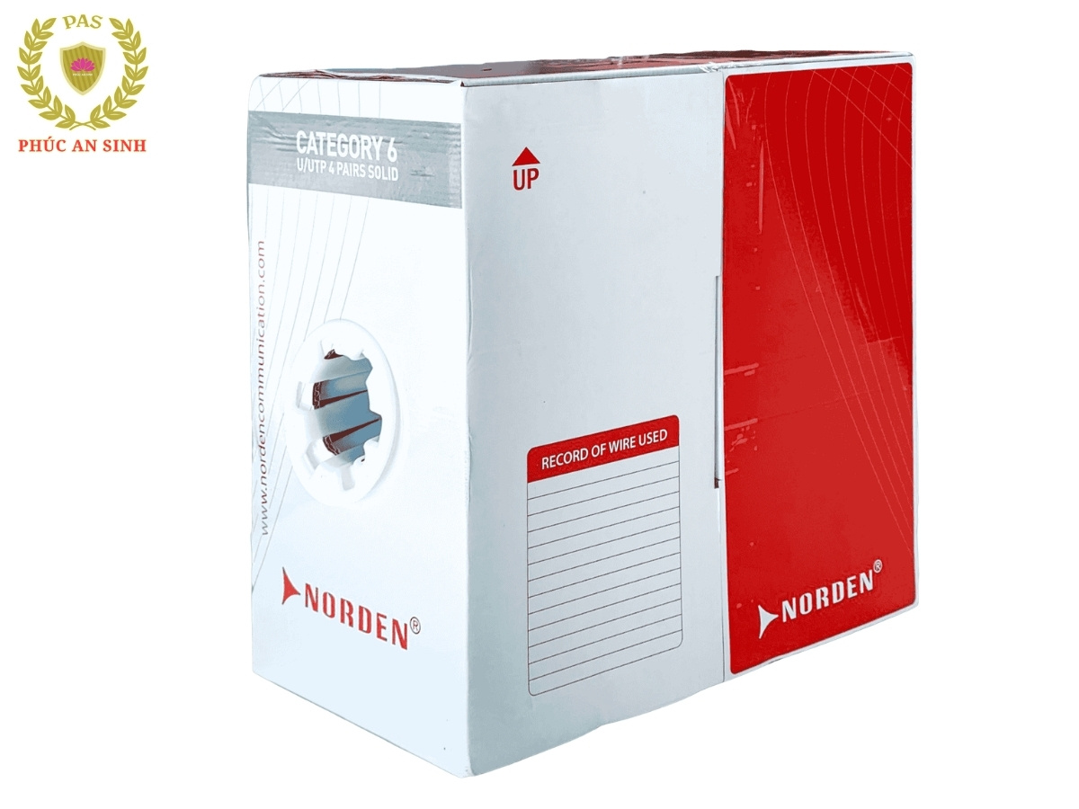 Thông số kỹ thuật Cáp mạng Norden CAT6 U/UTP 23AWG 4 PAIR 113-40001104BL