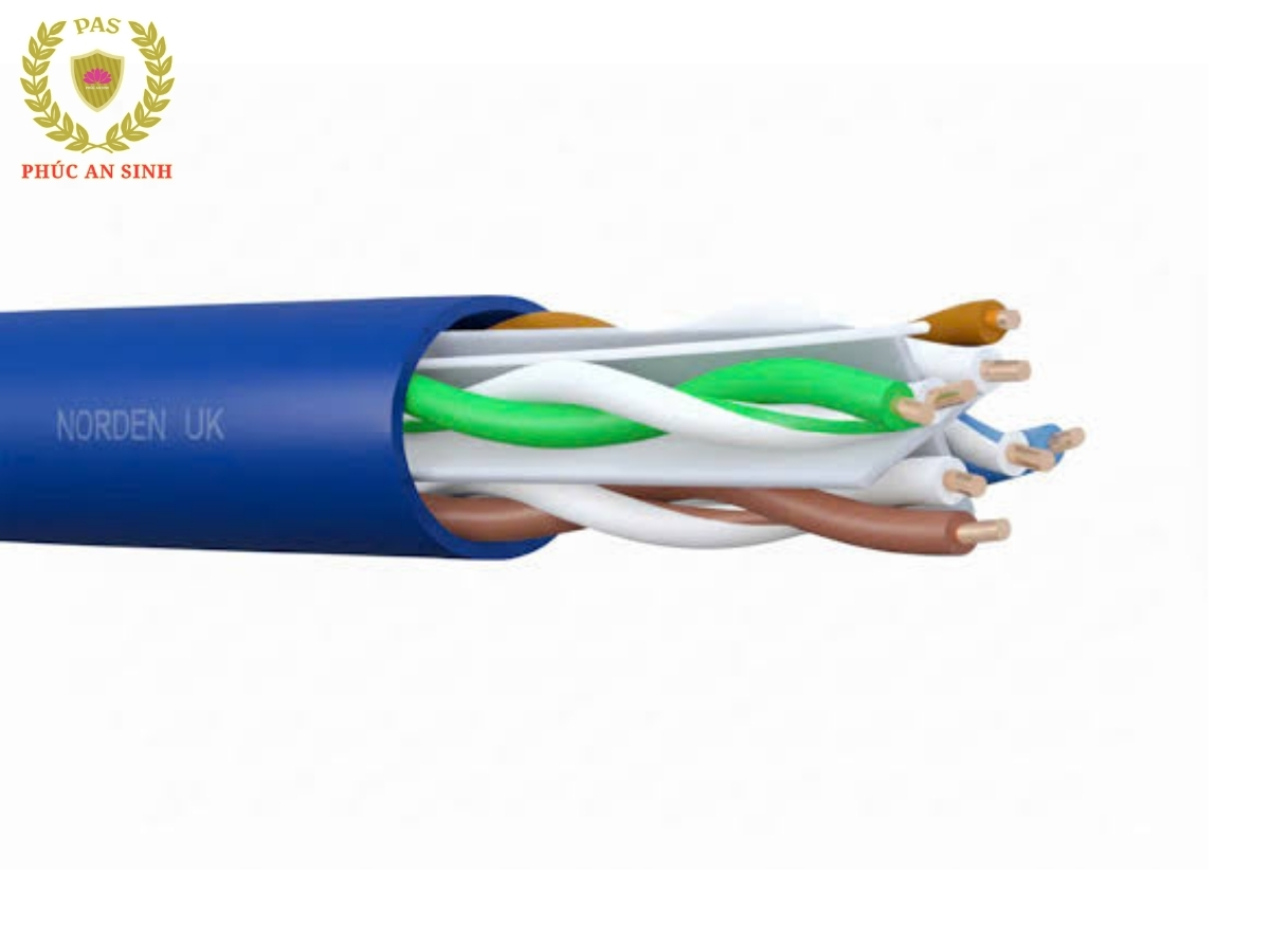 Cấu tạo và tính năng nổi bật của Cáp mạng Norden CAT6 UTP 24AWG 4 PAIR 120-40001104BL | E Series | Xanh Dương
