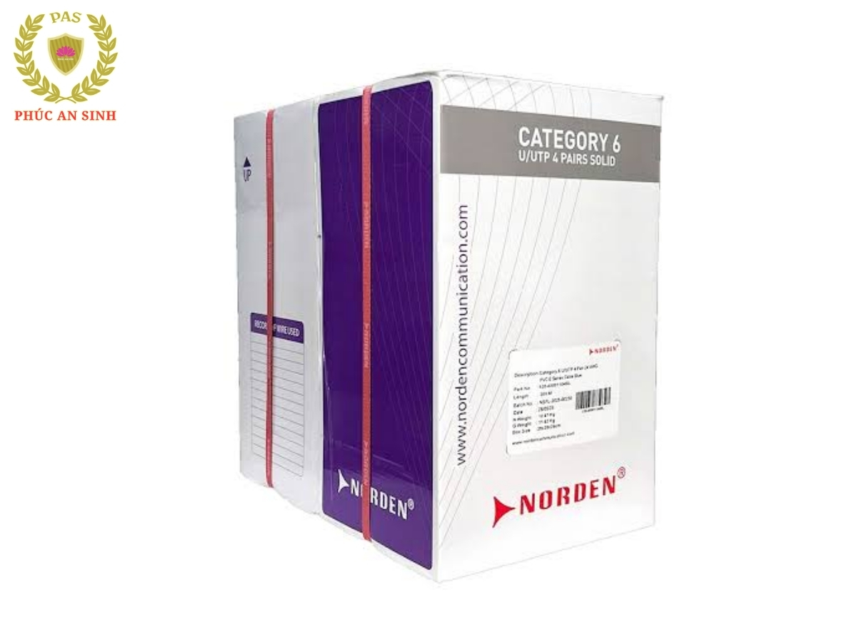 Ứng dụng của Cáp mạng Norden CAT6 UTP 24AWG 4 PAIR 120-40001104BL | E Series | Xanh Dương