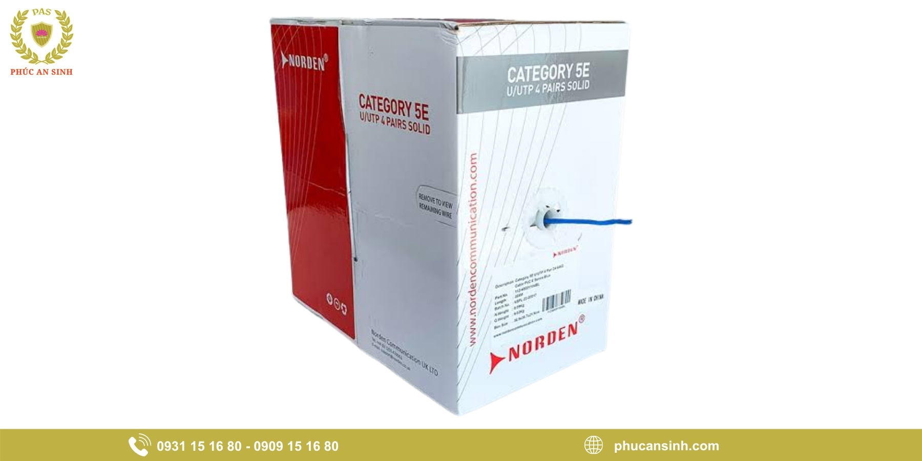 Những lưu ý khi chọn mua dây cáp mạng NORDEN